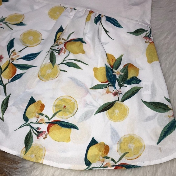 15 Fifteen size medium lemons babydoll summer top - Picture 3 of 6